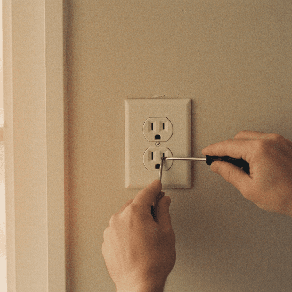 Outlet and switch installation