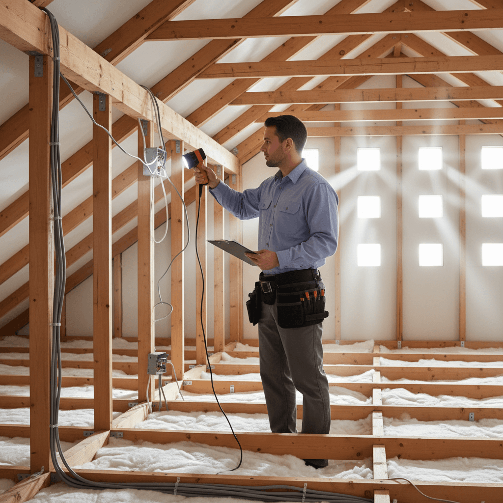 Home electrical system inspection and maintenance